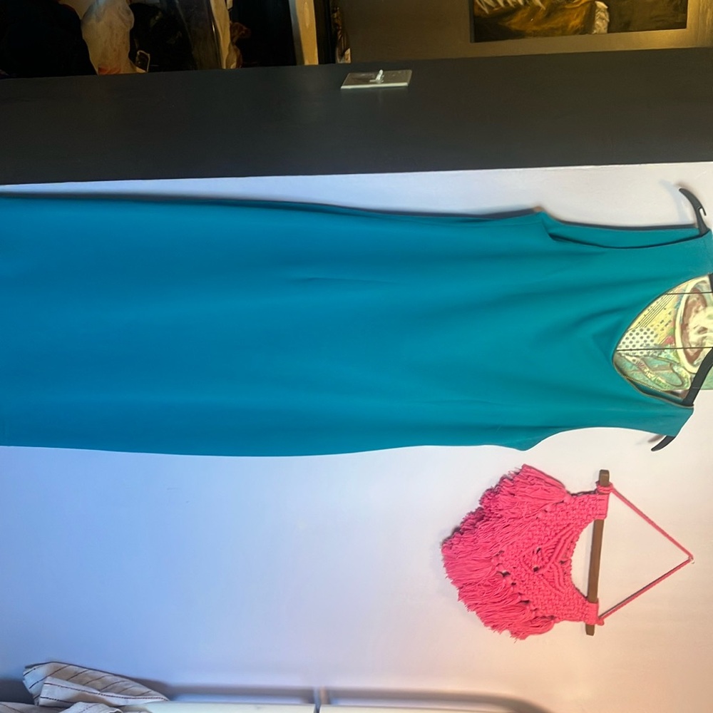 Calvin Klein Turquoise Dress Sized 12